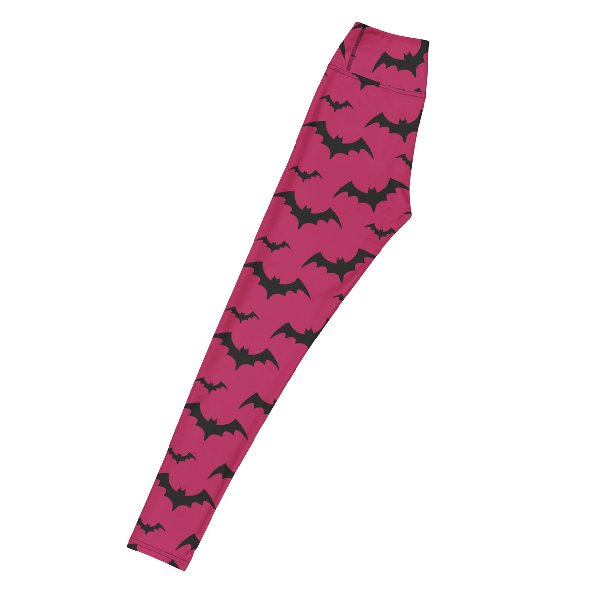 Women's Dark Pink Buttery Soft Yoga Leggings - Quick Drying, High Waisted Comfort