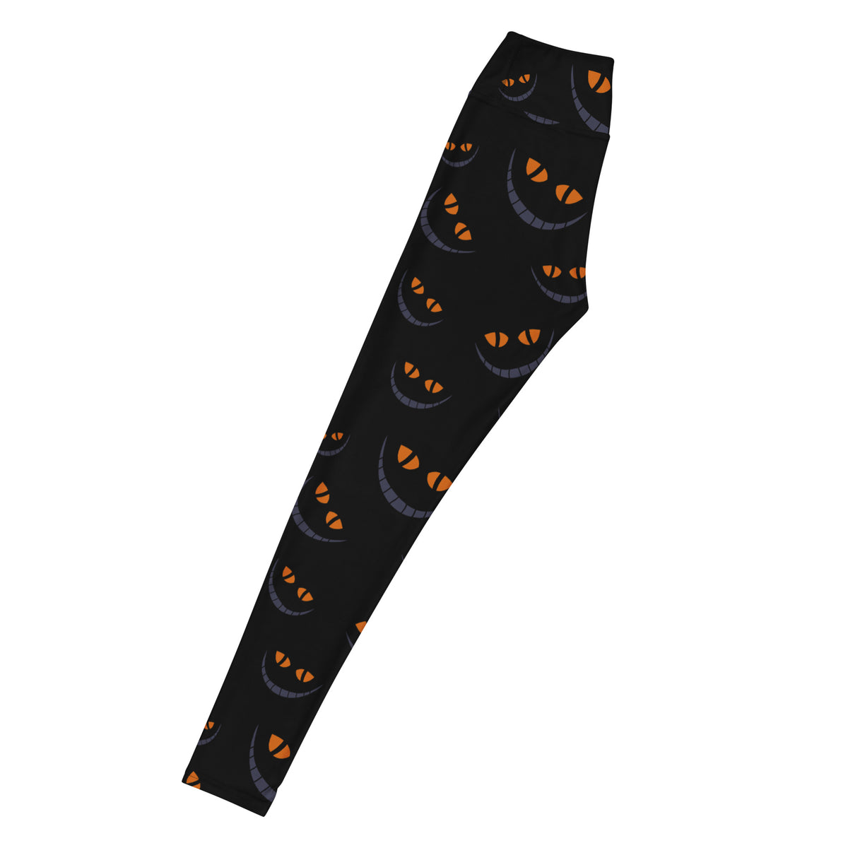 Women's Spooky Black Cat Buttery Soft Yoga Leggings - Quick Drying, High Waisted Comfort