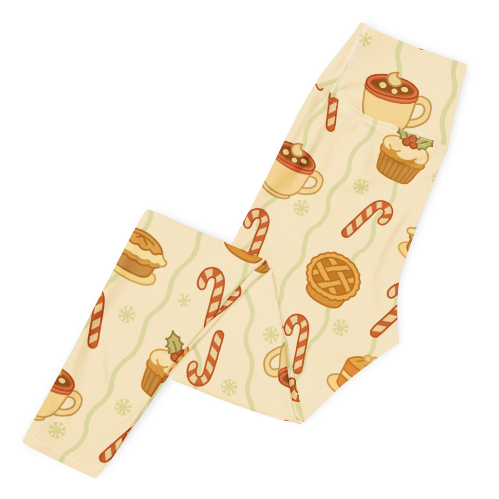 Women's Christmas Treat Buttery Soft Yoga Leggings - Quick Drying, High Waisted Comfort