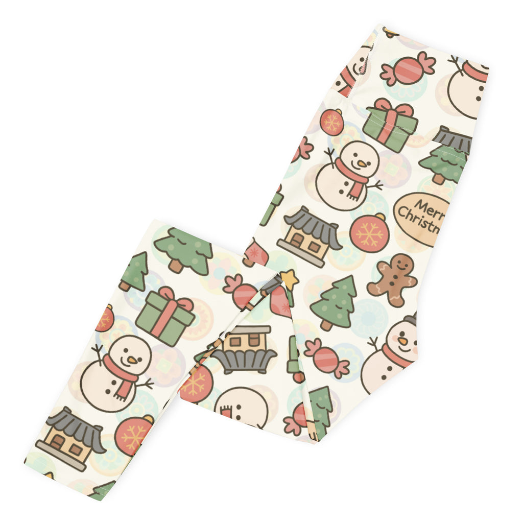 Women's Merry Christmas Buttery Soft Yoga Leggings - Quick Drying, High Waisted Comfort