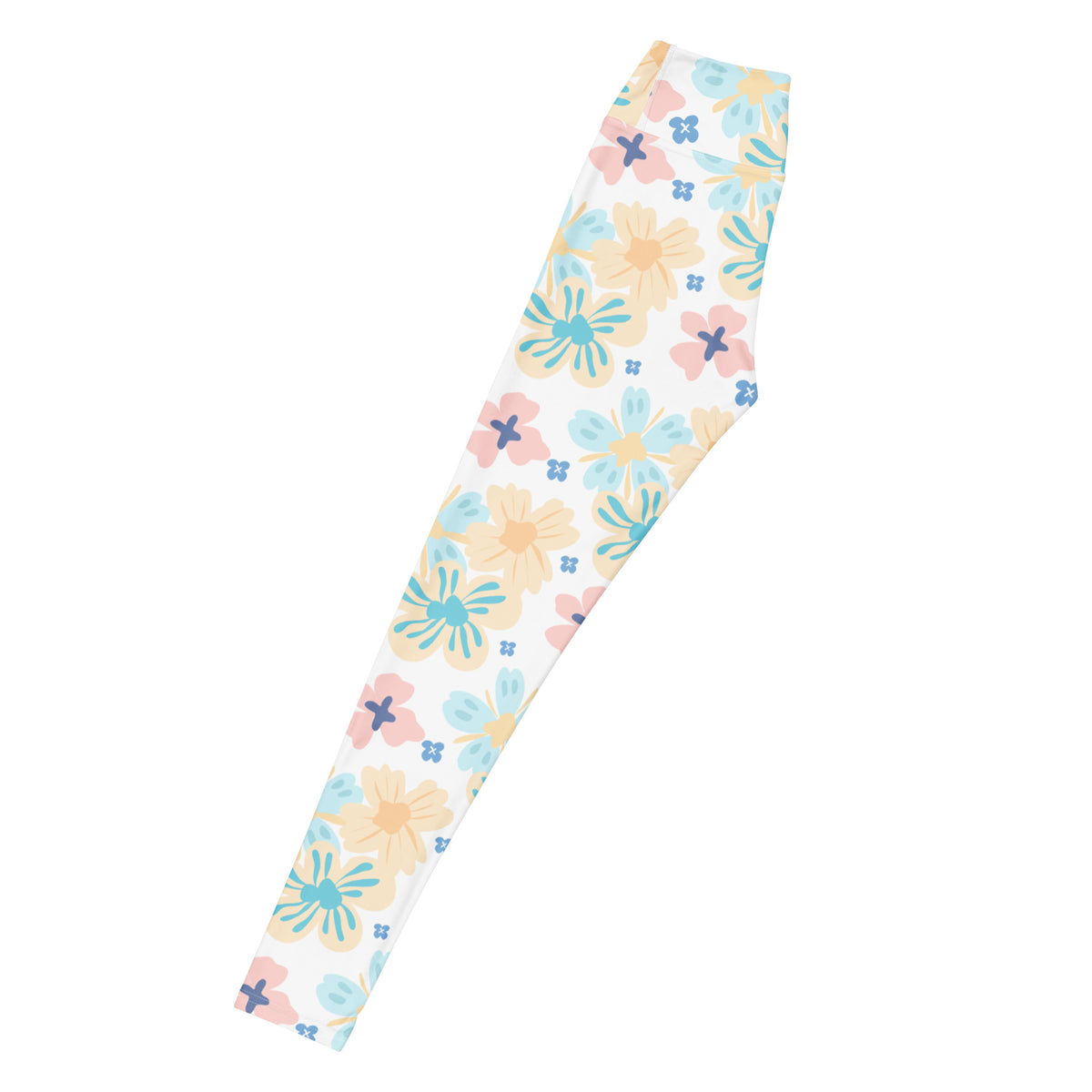 Women's Botanical Print Buttery Soft Yoga Leggings - Quick Drying, High Waisted Comfort