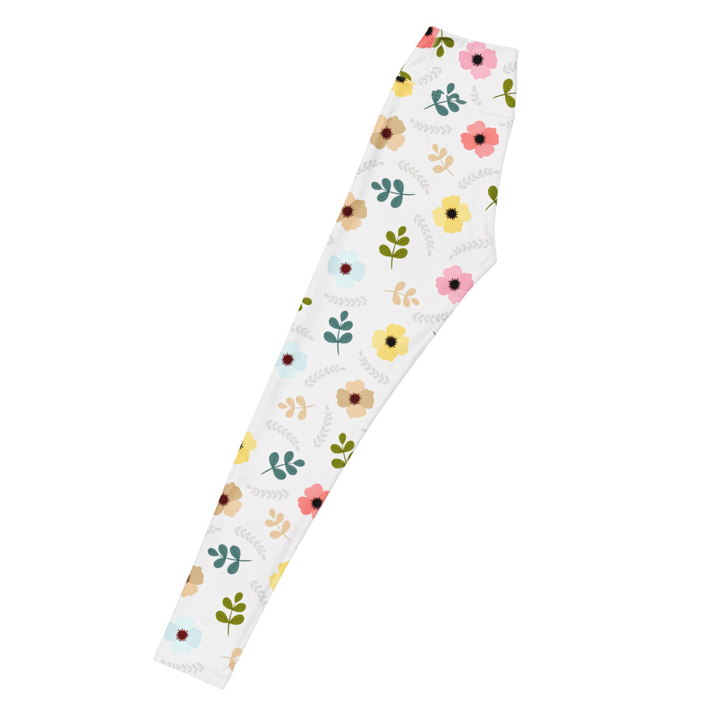 Women's Wildflower Buttery Soft Yoga Leggings - Quick Drying, High Waisted Comfort