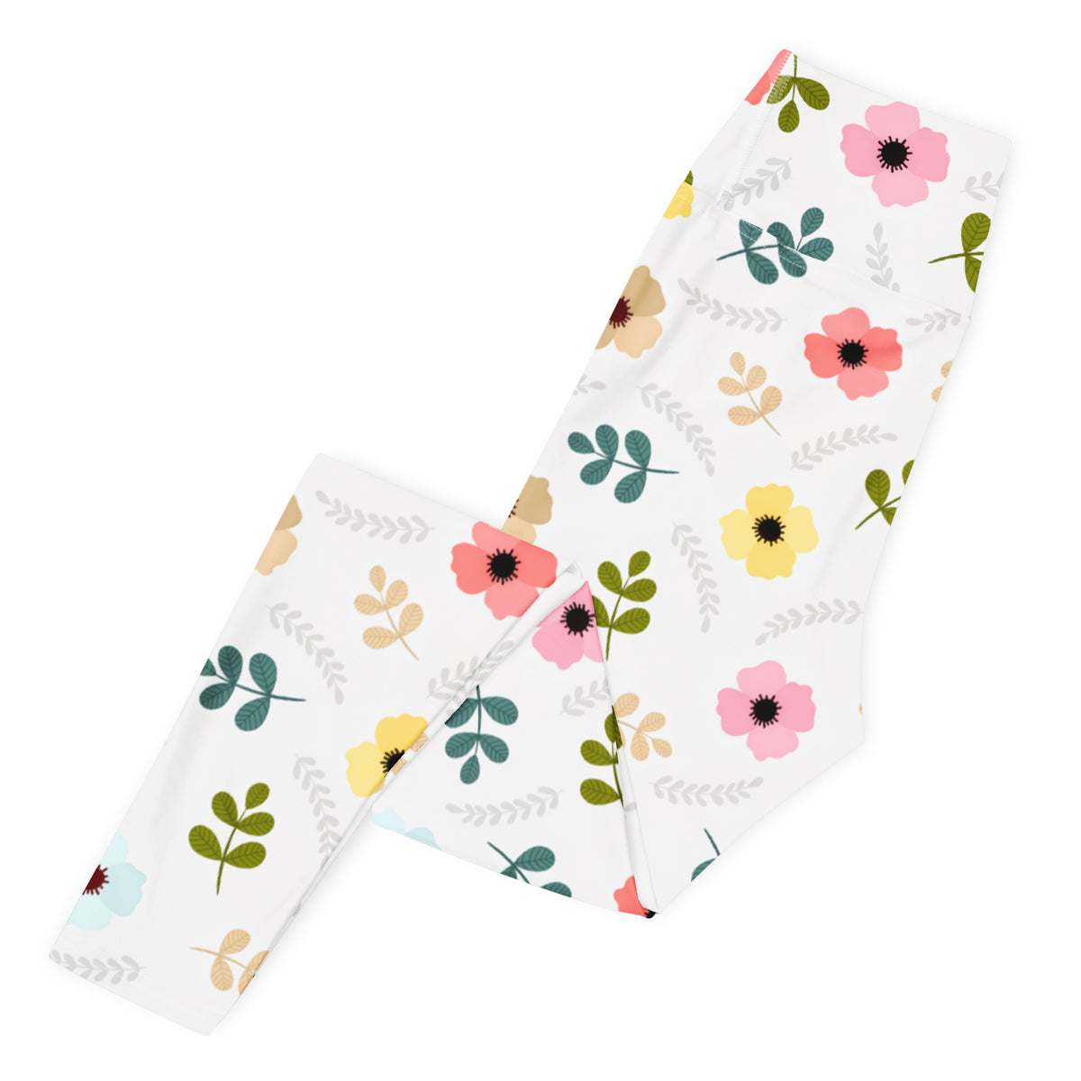 Women's Wildflower Buttery Soft Yoga Leggings - Quick Drying, High Waisted Comfort