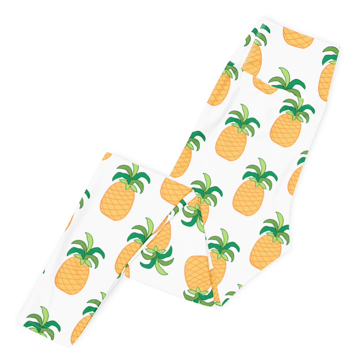 Women's Pineapple Buttery Soft Yoga Leggings - Quick Drying, High Waisted Comfort