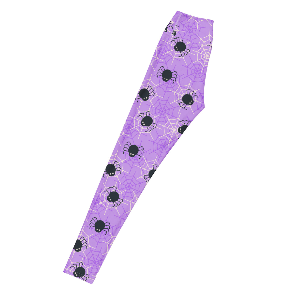 Women's Purple Spider Halloween Buttery Soft Yoga Leggings - Quick Drying, High Waisted Comfort