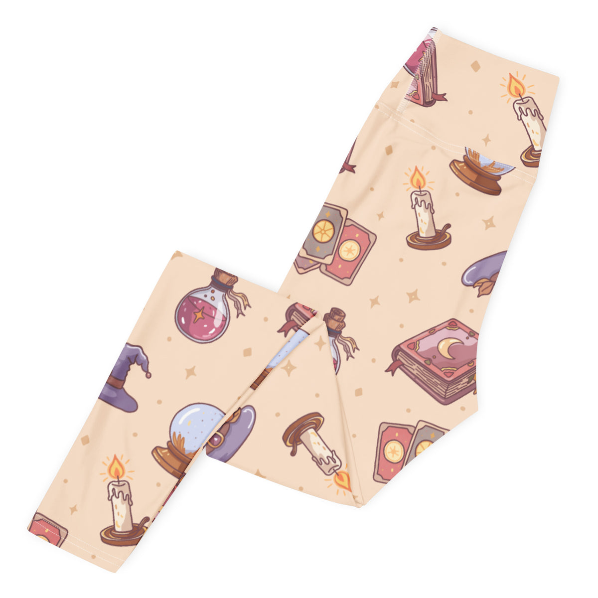 Women's Witchy Halloween Buttery Soft Yoga Leggings - Quick Drying, High Waisted Comfort