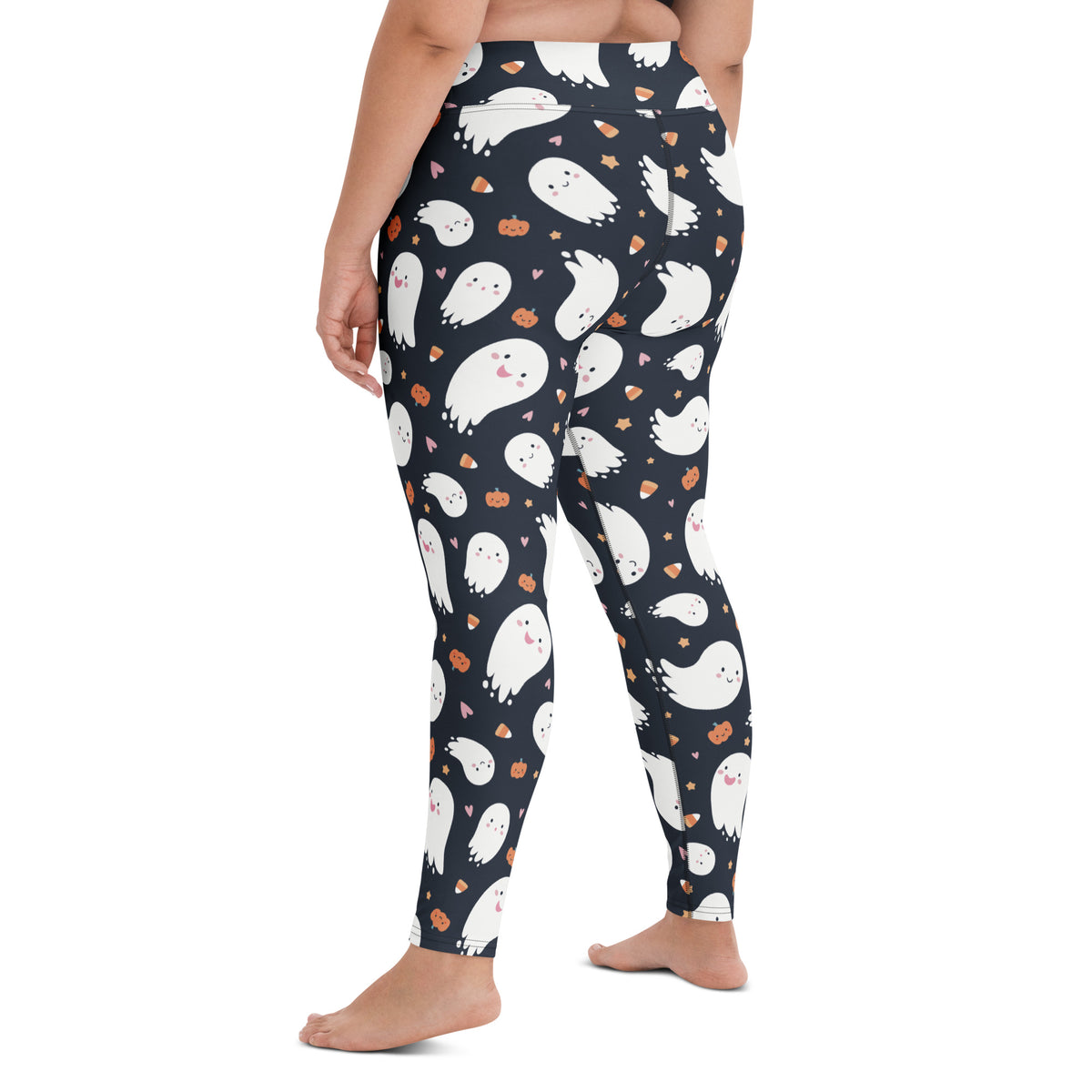 Women's Ghost Buttery Soft Yoga Leggings - Quick Drying, High Waisted Comfort
