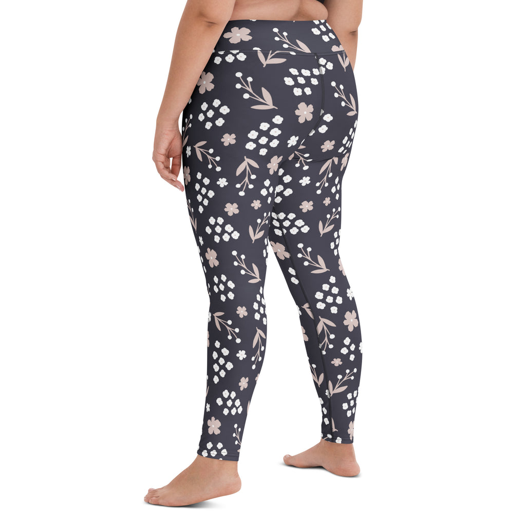 Women's Charcoal Black Buttery Soft Yoga Leggings - Quick Drying, High Waisted Comfort