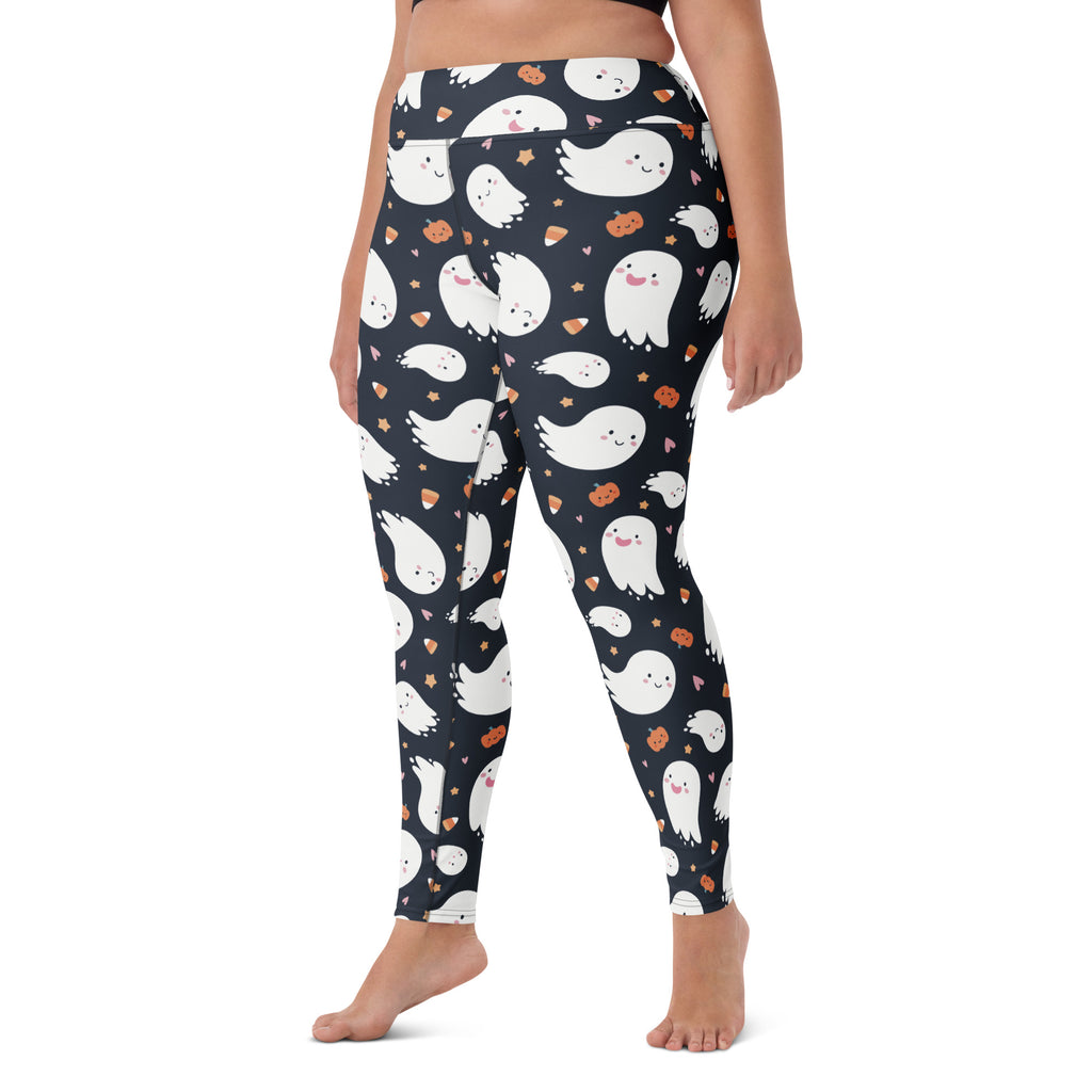Women's Ghost Buttery Soft Yoga Leggings - Quick Drying, High Waisted Comfort
