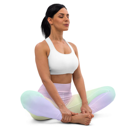 Women's Rainbow Pastel Buttery Soft Yoga Leggings