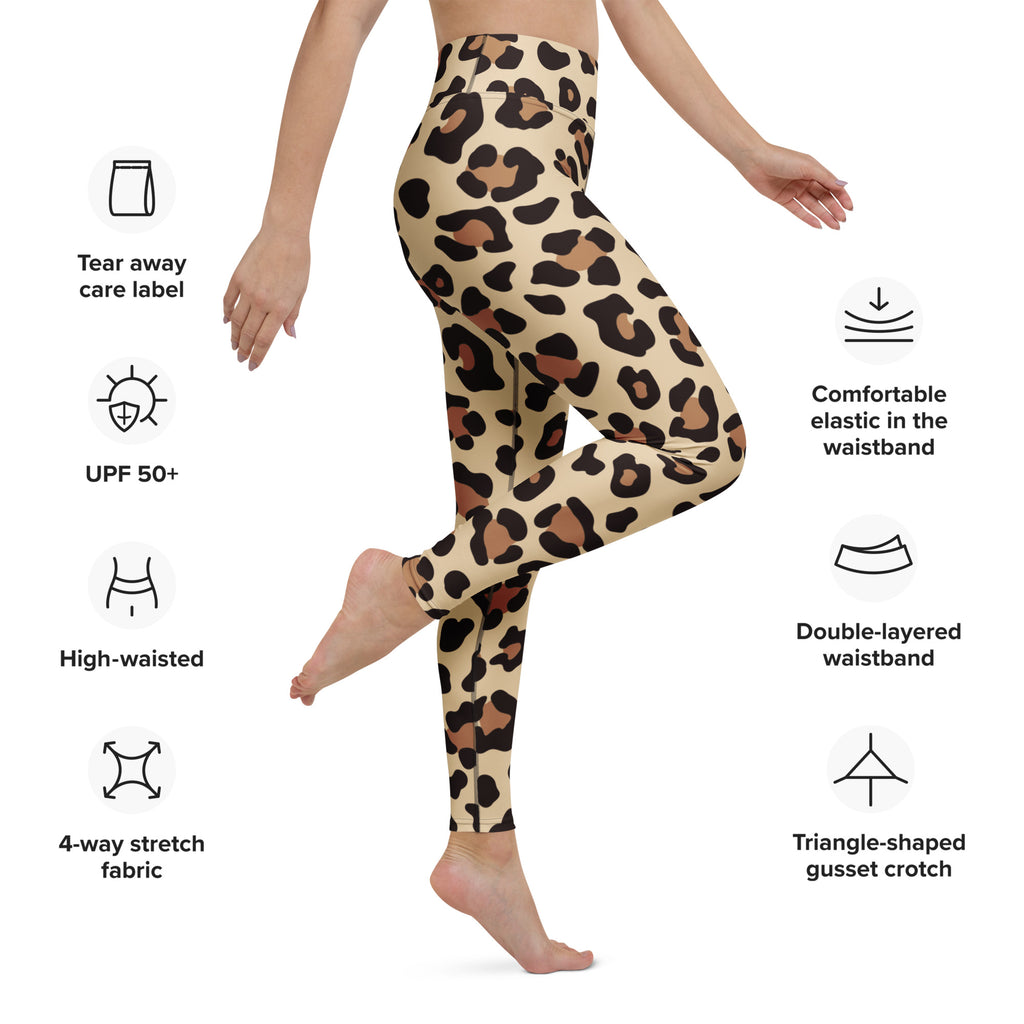 Women's Leopard Print Buttery Soft Yoga Leggings