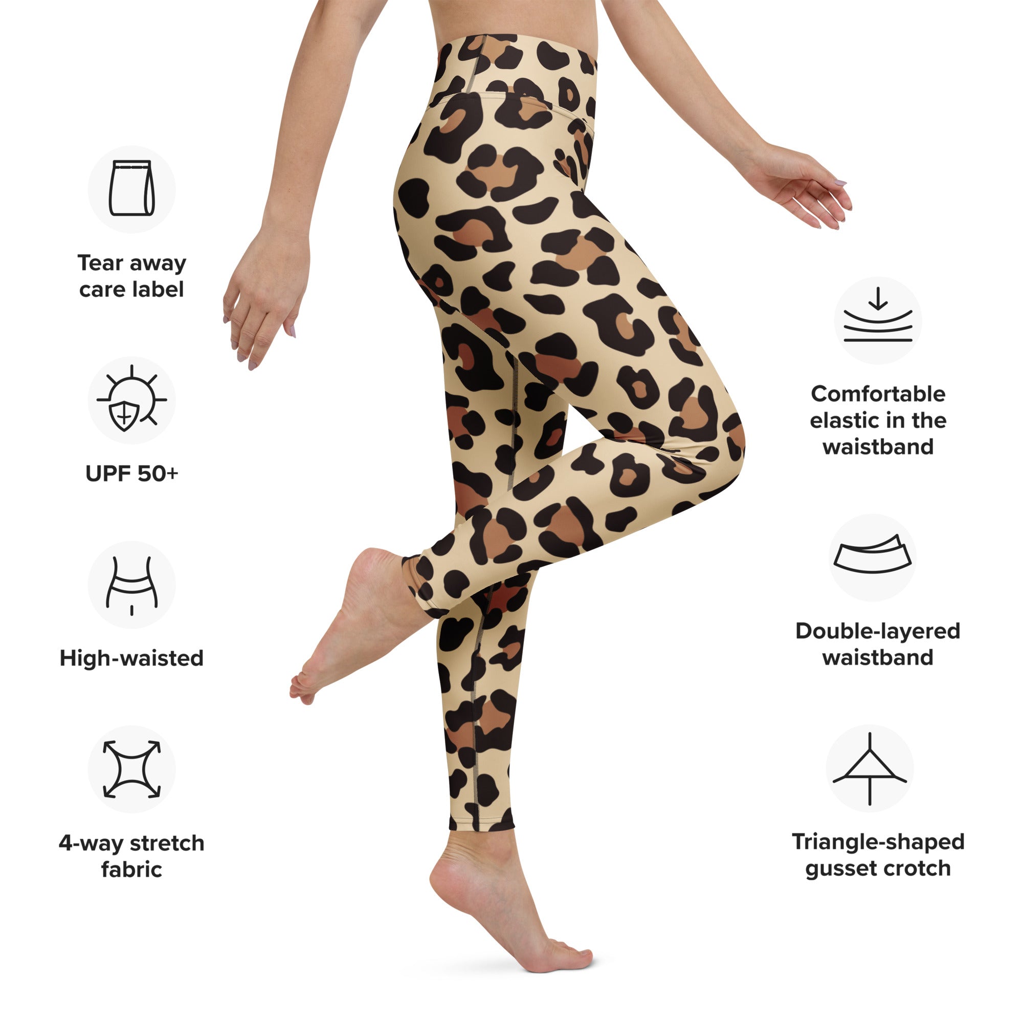 Women's Leopard Print Buttery Soft Yoga Leggings