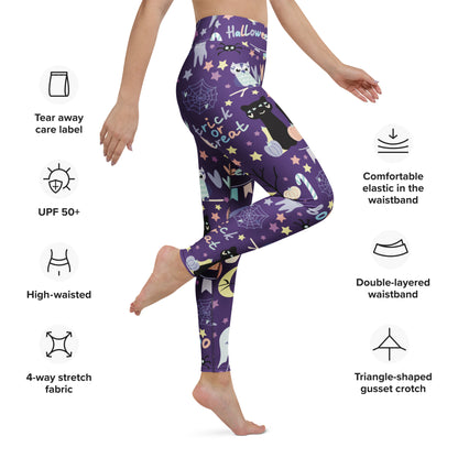 Women's Spooky Halloween Buttery Soft Yoga Leggings