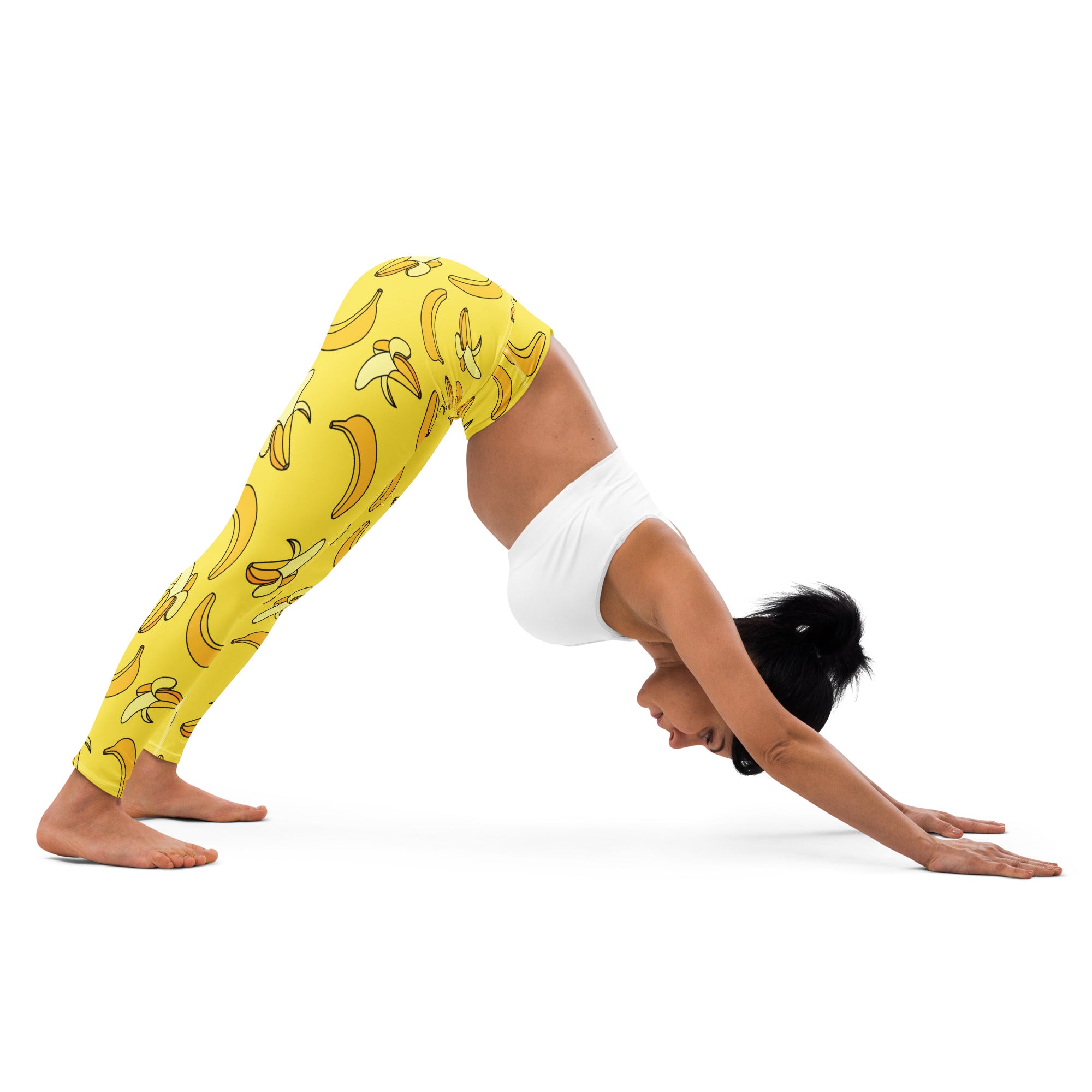 Women's Yellow Banana Buttery Soft Yoga Leggings