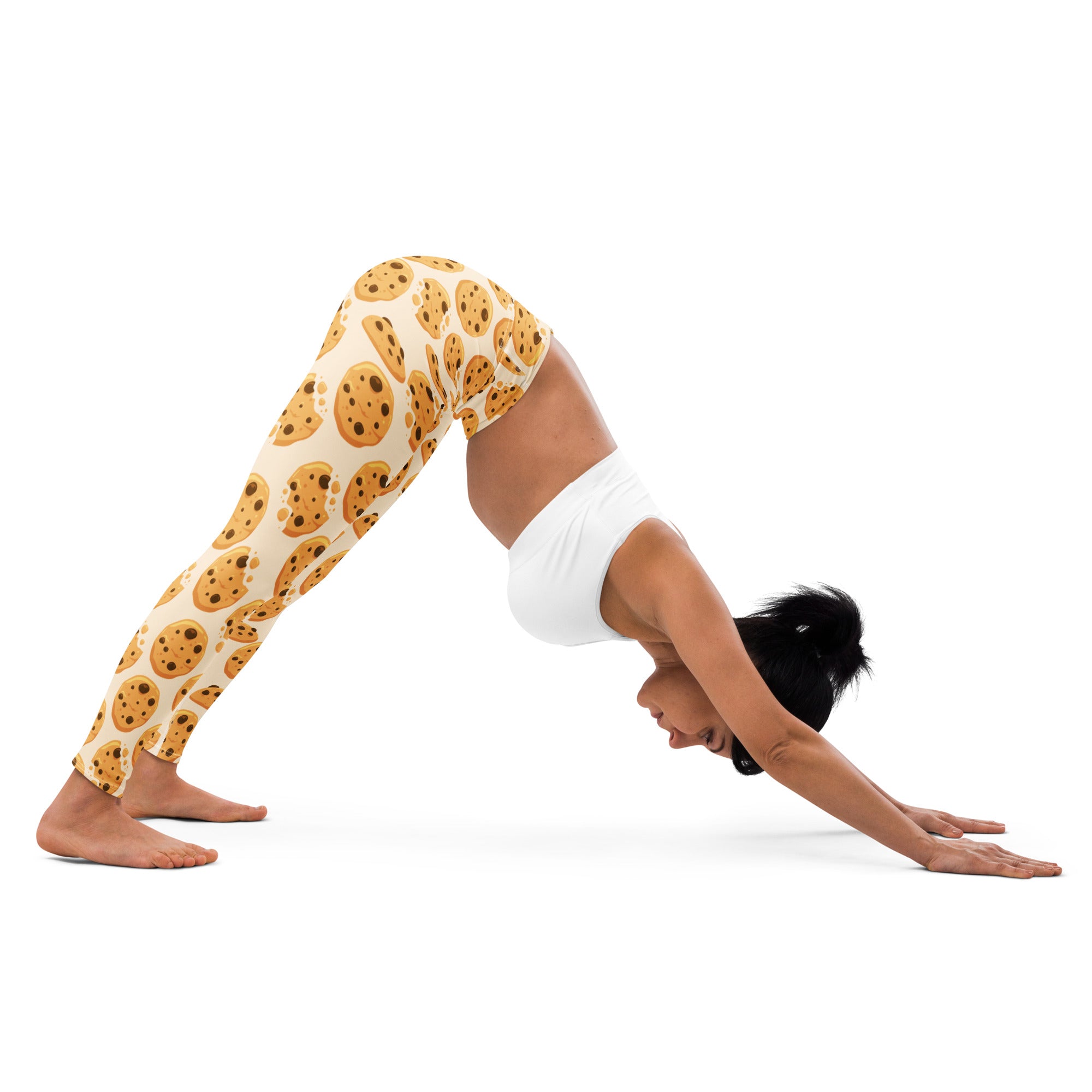 Women's Chocolate Chip Cookies Buttery Soft Yoga Leggings