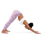Women's Purple Corgi Dog Buttery Soft Yoga Leggings