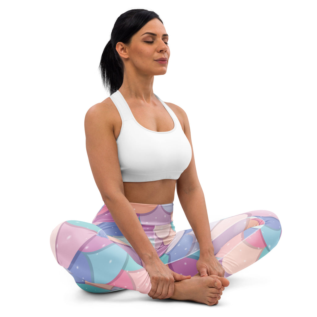 Women's Rainbow Mermaid Buttery Soft Yoga Leggings