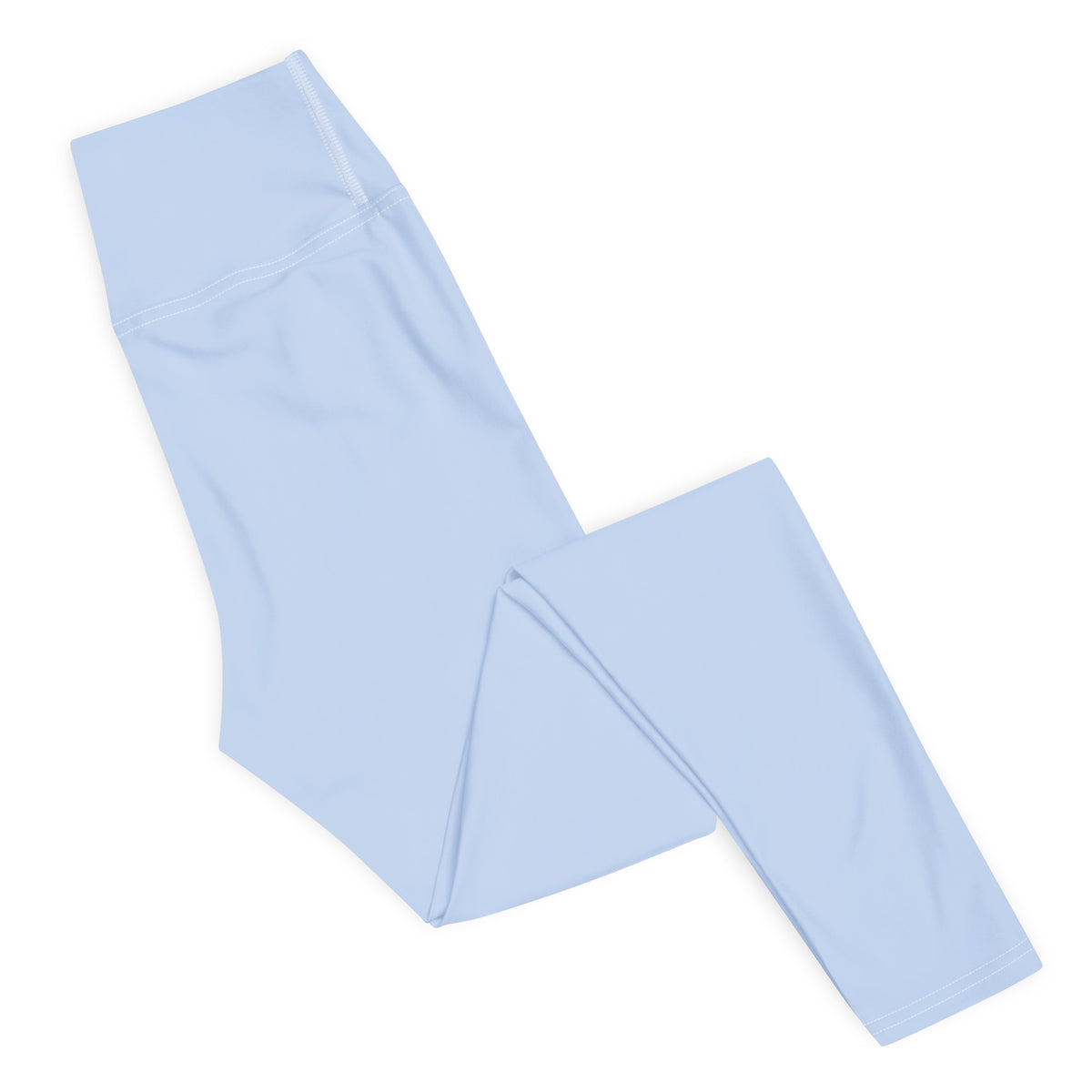Women's Light Blue Buttery Soft Yoga Leggings - Quick Drying, High Waisted Comfort