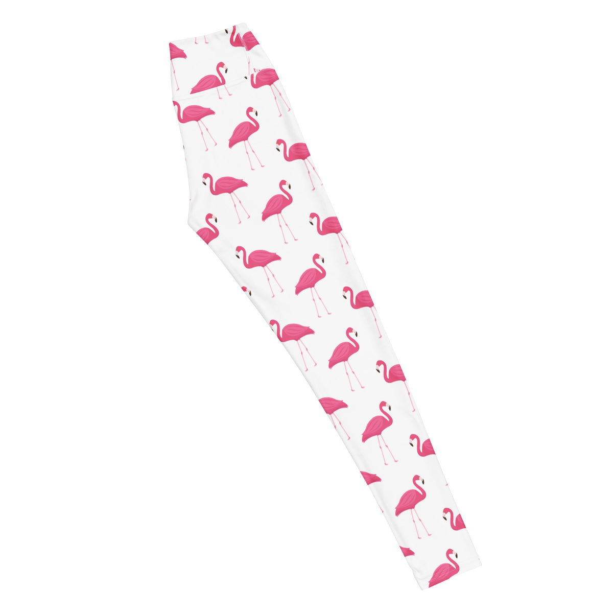 Women's Pink Flamingo Buttery Soft Yoga Leggings - Quick Drying, High Waisted Comfort