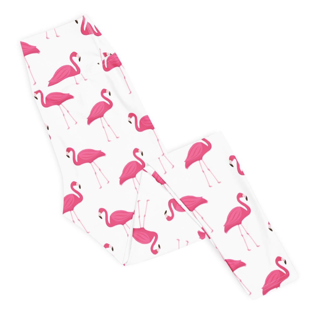 Women's Pink Flamingo Buttery Soft Yoga Leggings - Quick Drying, High Waisted Comfort