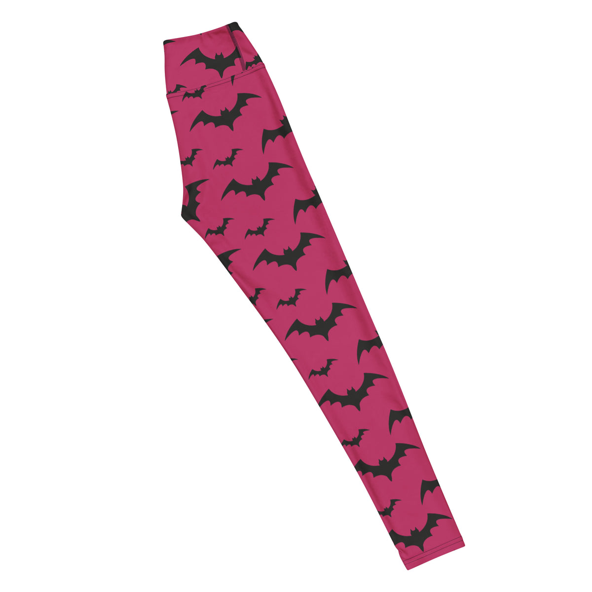 Women's Dark Pink Buttery Soft Yoga Leggings - Quick Drying, High Waisted Comfort