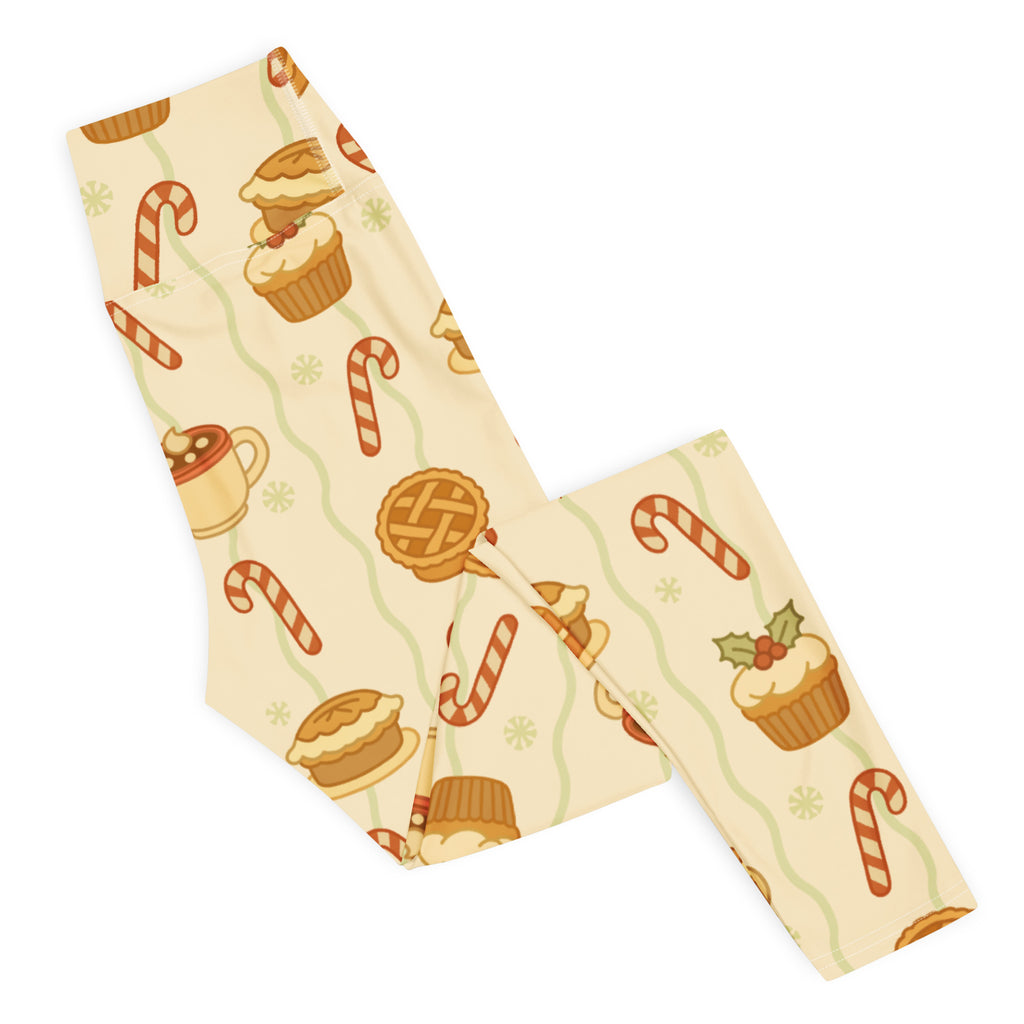 Women's Christmas Treat Buttery Soft Yoga Leggings - Quick Drying, High Waisted Comfort