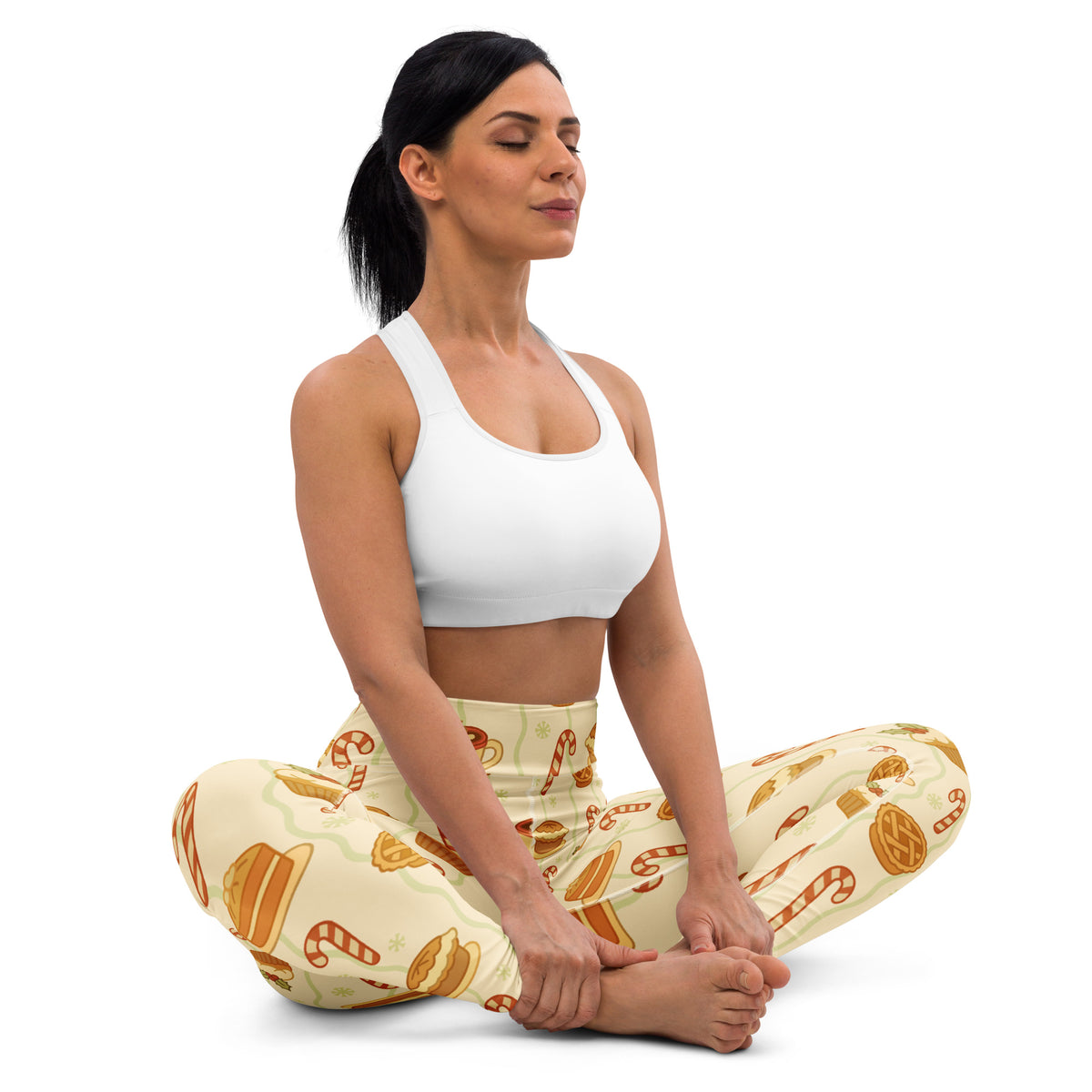 Women's Christmas Treat Buttery Soft Yoga Leggings - Quick Drying, High Waisted Comfort
