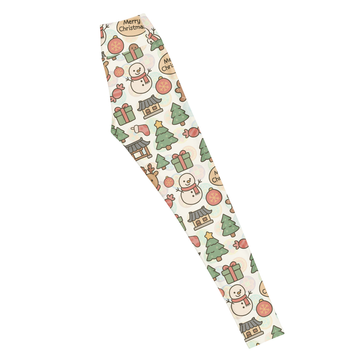 Women's Merry Christmas Buttery Soft Yoga Leggings - Quick Drying, High Waisted Comfort