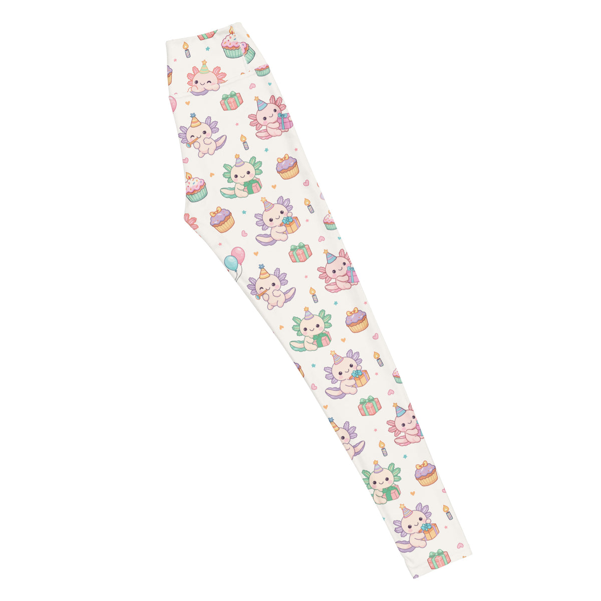 Women's Axolotl Birthday Buttery Soft Yoga Leggings - Quick Drying, High Waisted Comfort