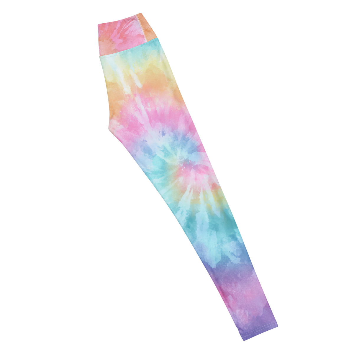 Women's Colorful Pastel Tie Dye Buttery Soft Yoga Leggings - Quick Drying, High Waisted Comfort
