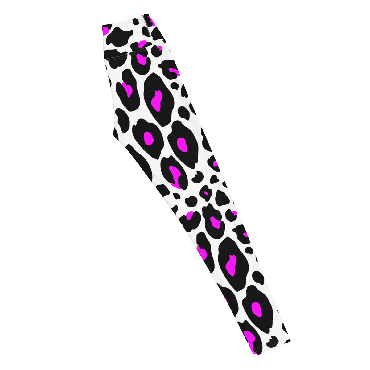 Women's Purple Leopard Print Buttery Soft Yoga Leggings - Quick Drying, High Waisted Comfort