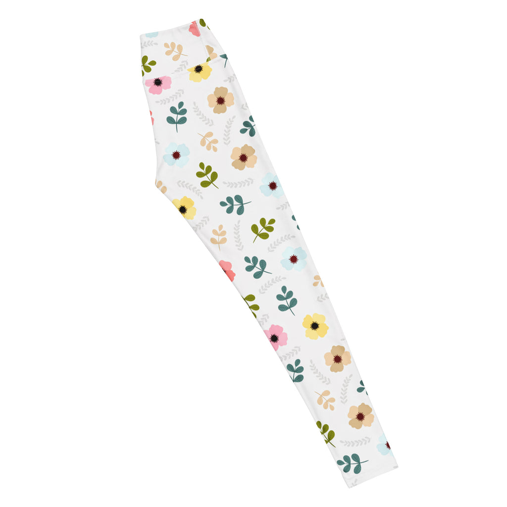 Women's Wildflower Buttery Soft Yoga Leggings - Quick Drying, High Waisted Comfort