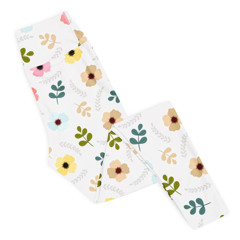 Women's Wildflower Buttery Soft Yoga Leggings - Quick Drying, High Waisted Comfort