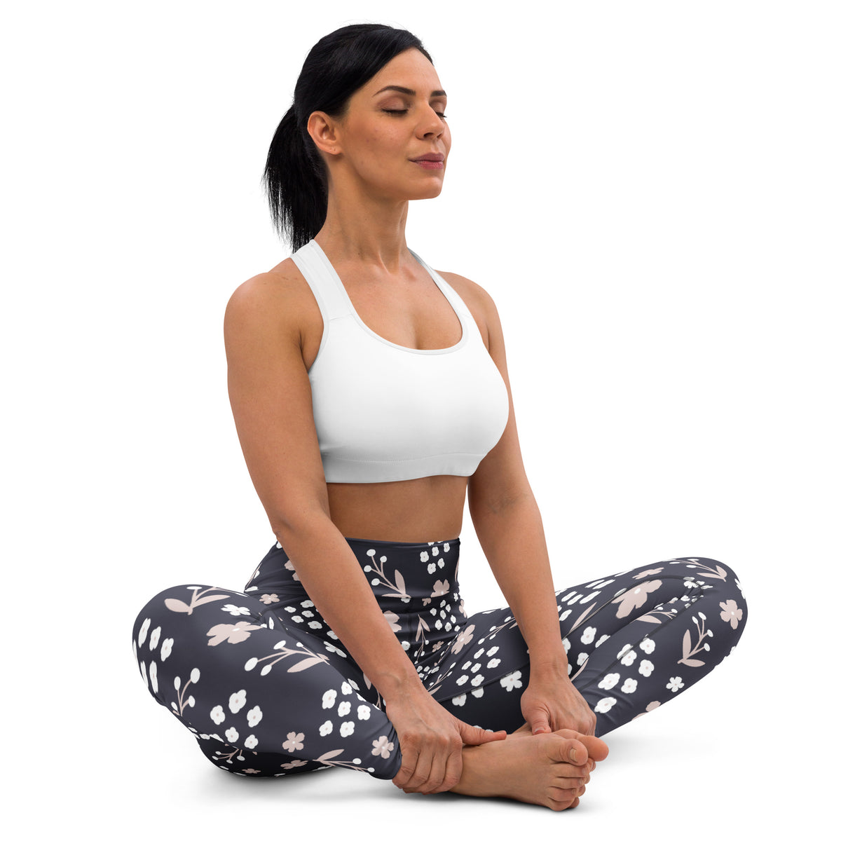 Women's Charcoal Black Buttery Soft Yoga Leggings - Quick Drying, High Waisted Comfort