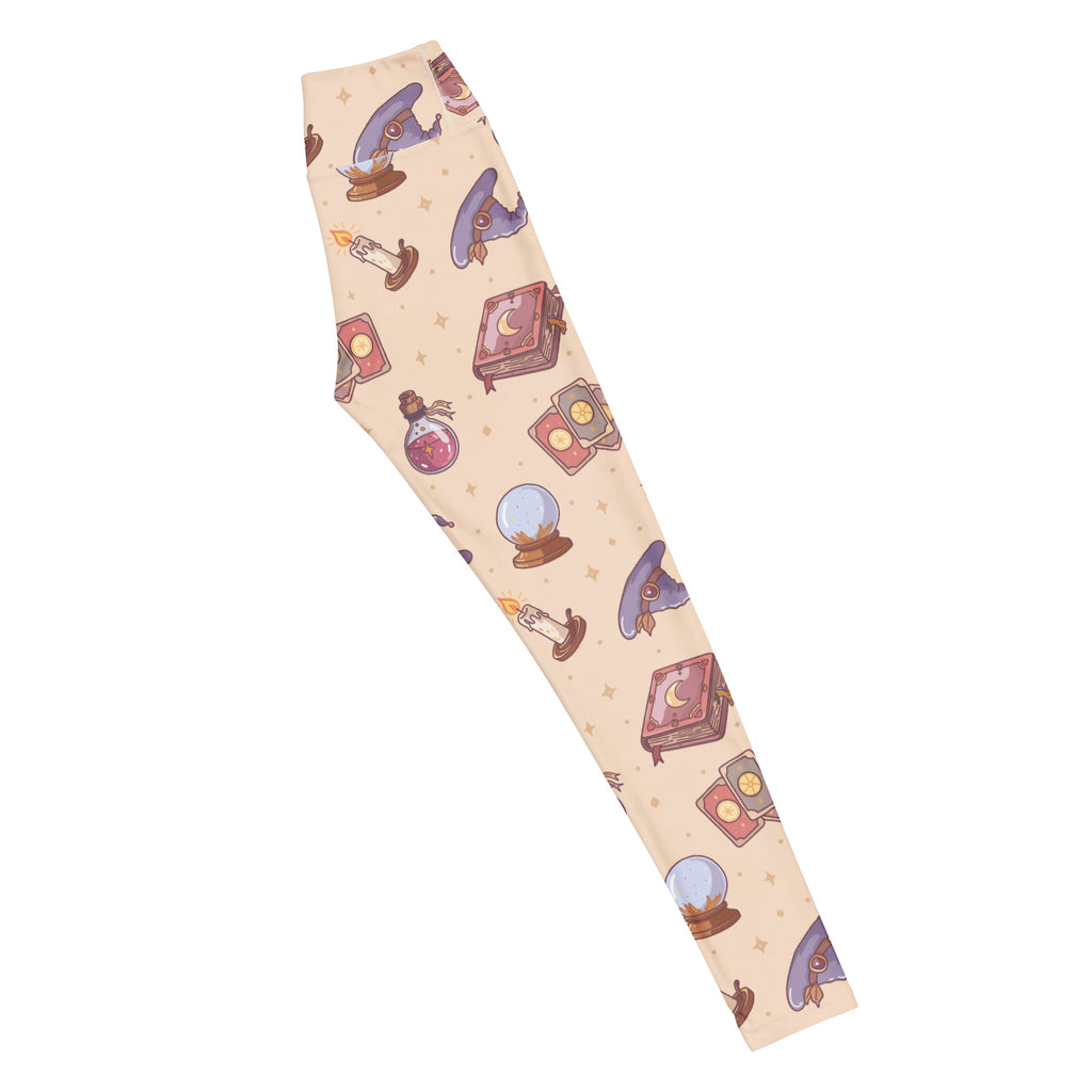 Women's Witchy Halloween Buttery Soft Yoga Leggings - Quick Drying, High Waisted Comfort