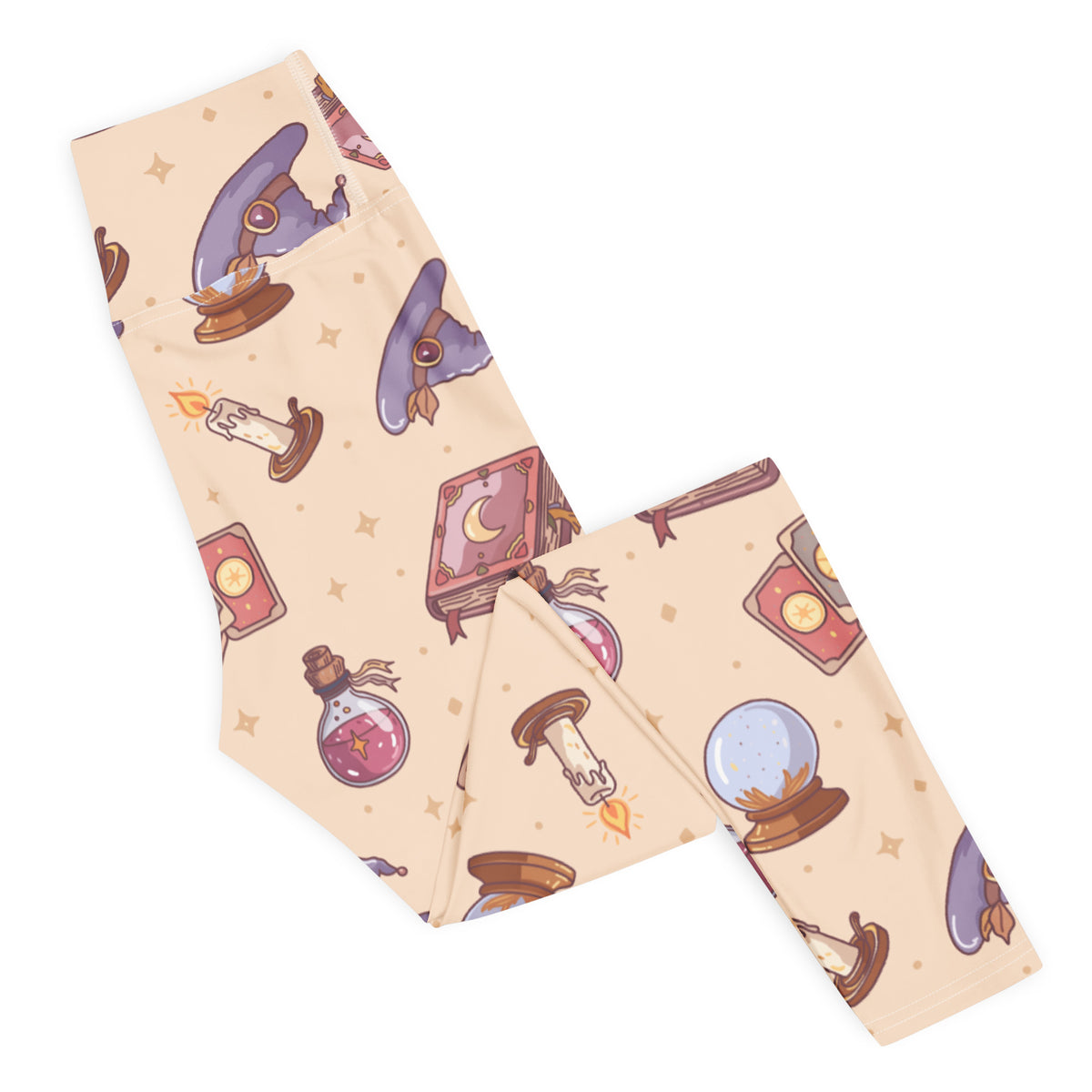 Women's Witchy Halloween Buttery Soft Yoga Leggings - Quick Drying, High Waisted Comfort