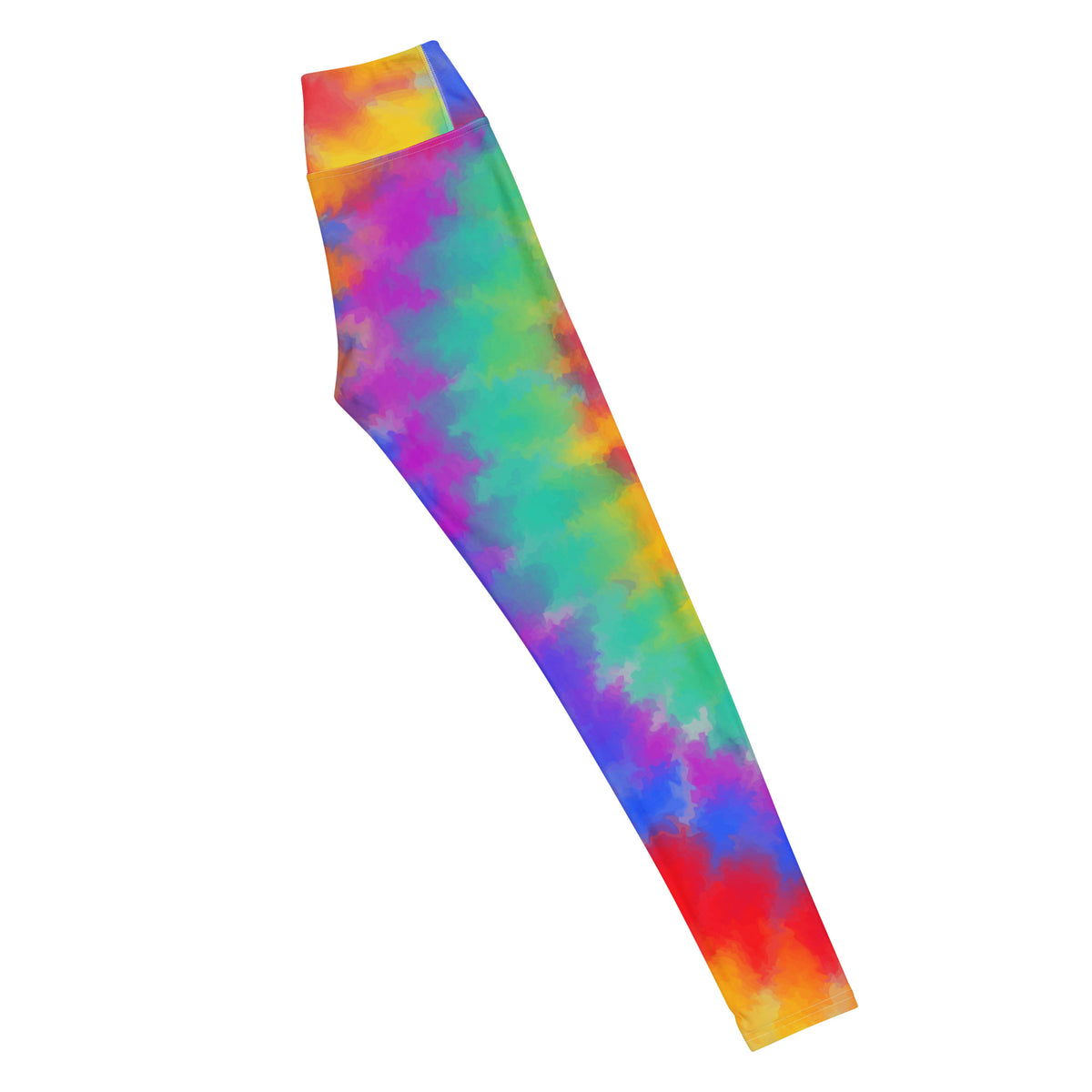 Women's Rainbow Tie Dye Buttery Soft Yoga Leggings - Quick Drying, High Waisted Comfort