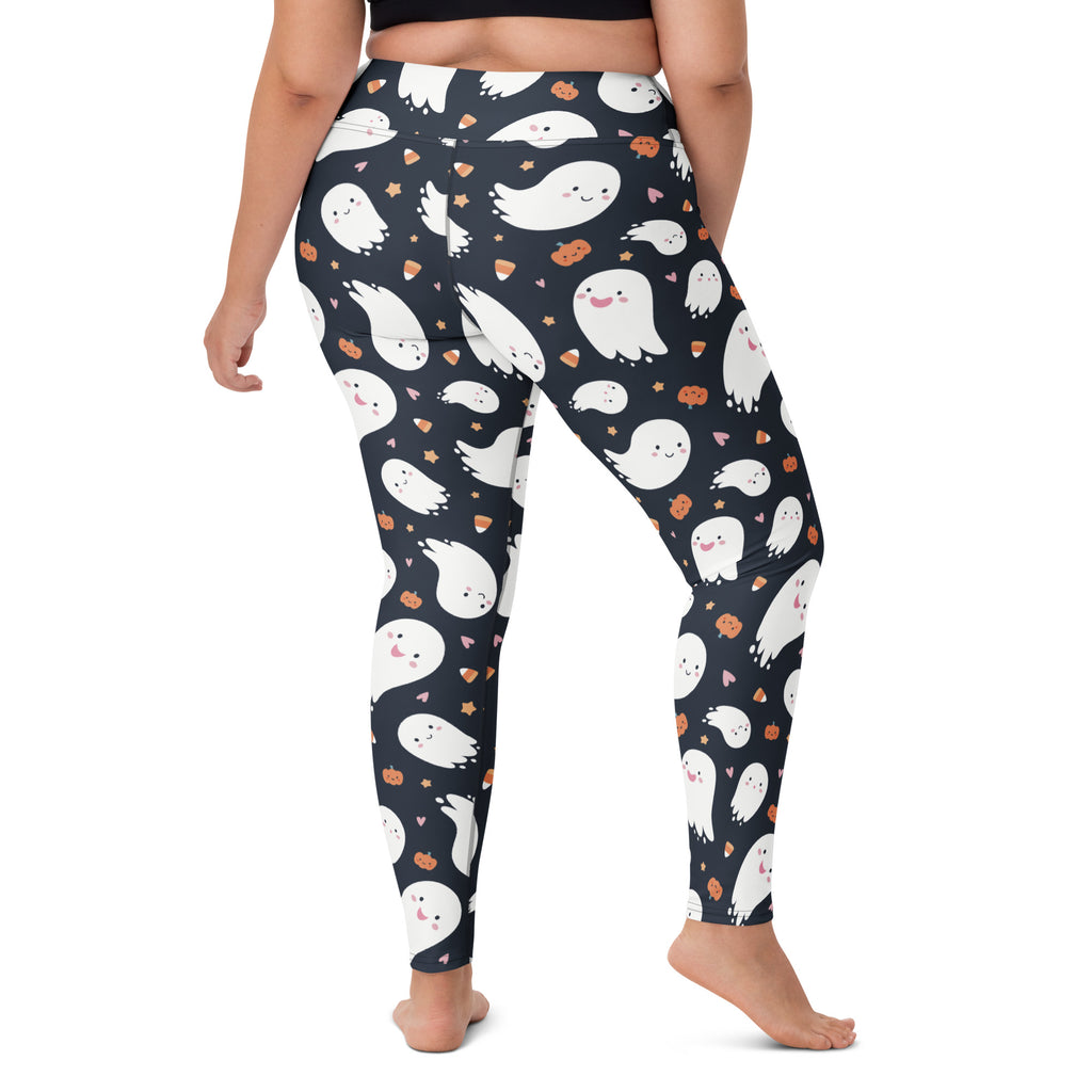 Women's Ghost Buttery Soft Yoga Leggings - Quick Drying, High Waisted Comfort