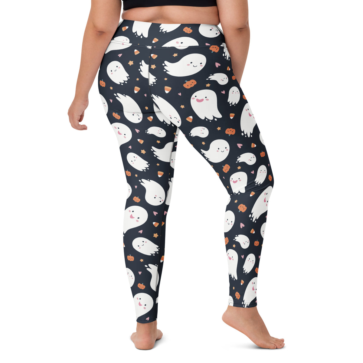 Women's Ghost Buttery Soft Yoga Leggings - Quick Drying, High Waisted Comfort