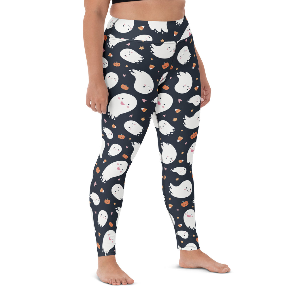 Women's Ghost Buttery Soft Yoga Leggings - Quick Drying, High Waisted Comfort