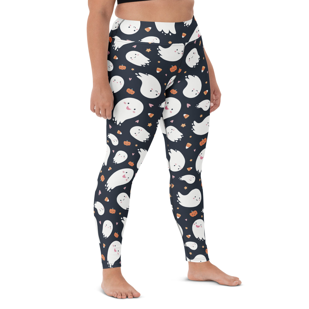 Women's Ghost Buttery Soft Yoga Leggings - Quick Drying, High Waisted Comfort
