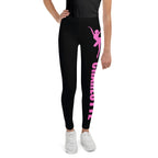 Girls Ballerina Custom Color and Name Buttery Soft Leggings