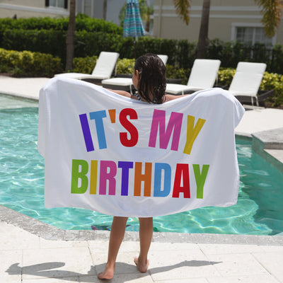 Kids 'It's My Birthday' Towel