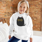 Kids Black Cat Hoodie