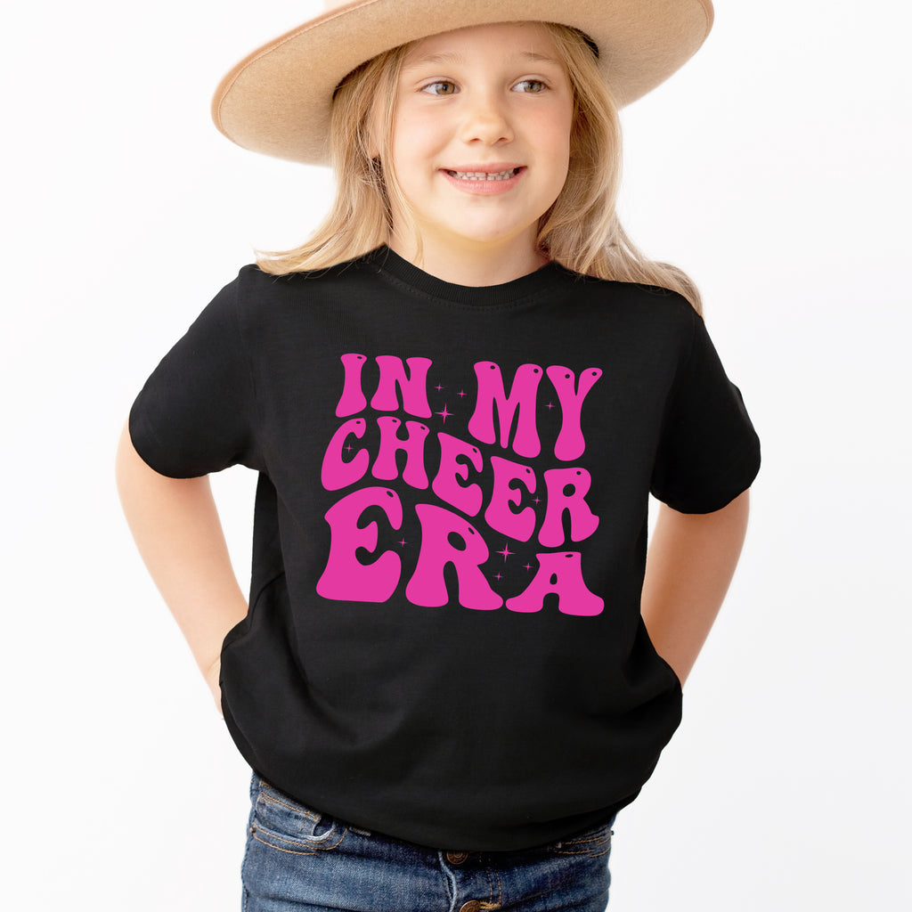 Girls 'In My Cheer Era' T-Shirt - Soft Lightweight Cotton Tee