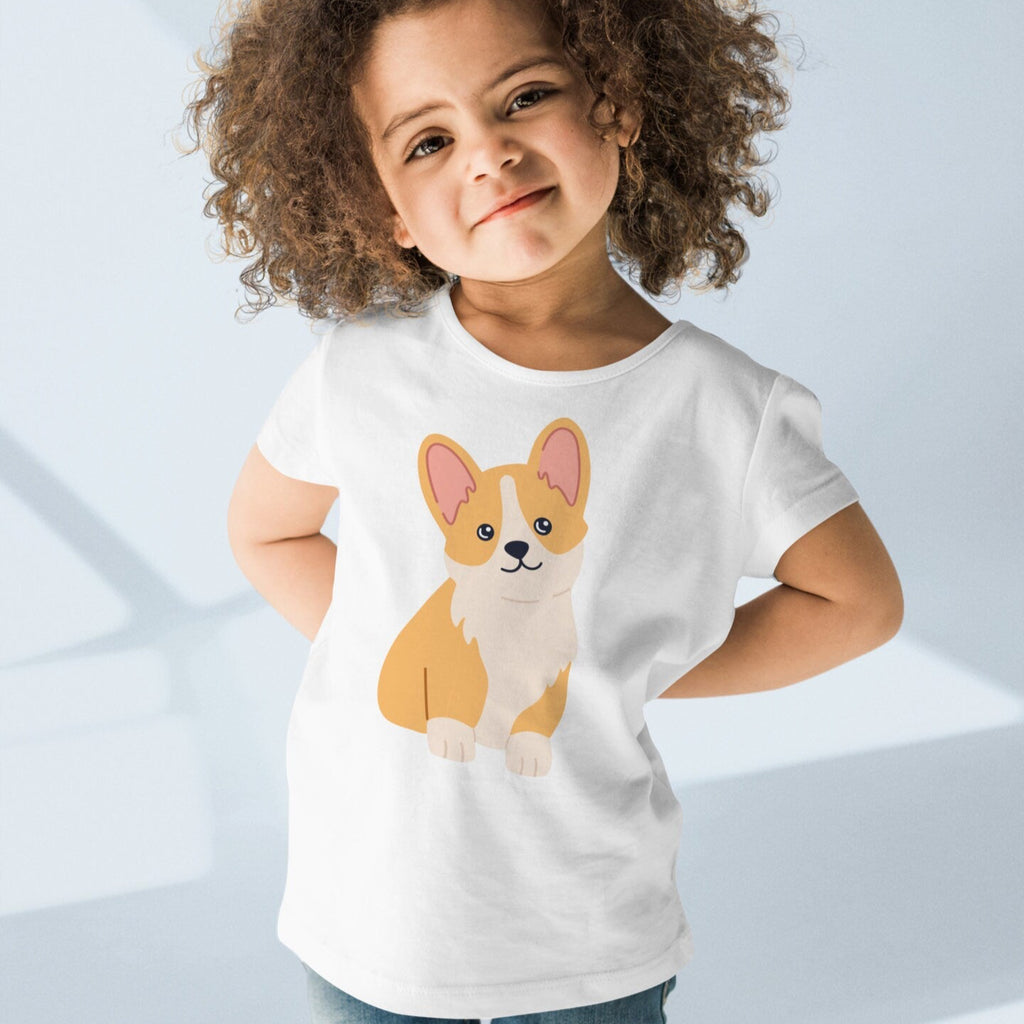 Toddler & Kids Corgi Dog T-Shirt – Playful and Comfortable Youth Tee