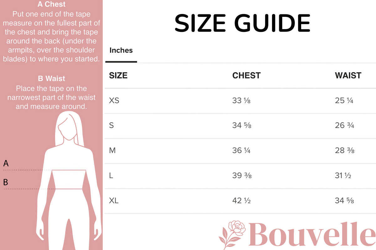 Size guide for Women's Rainbow Mermaid Buttery Soft Crop Top