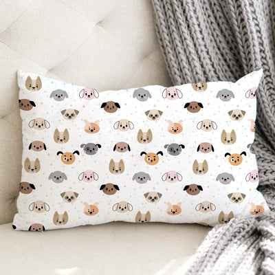 Kids Dog Face Pillowcase