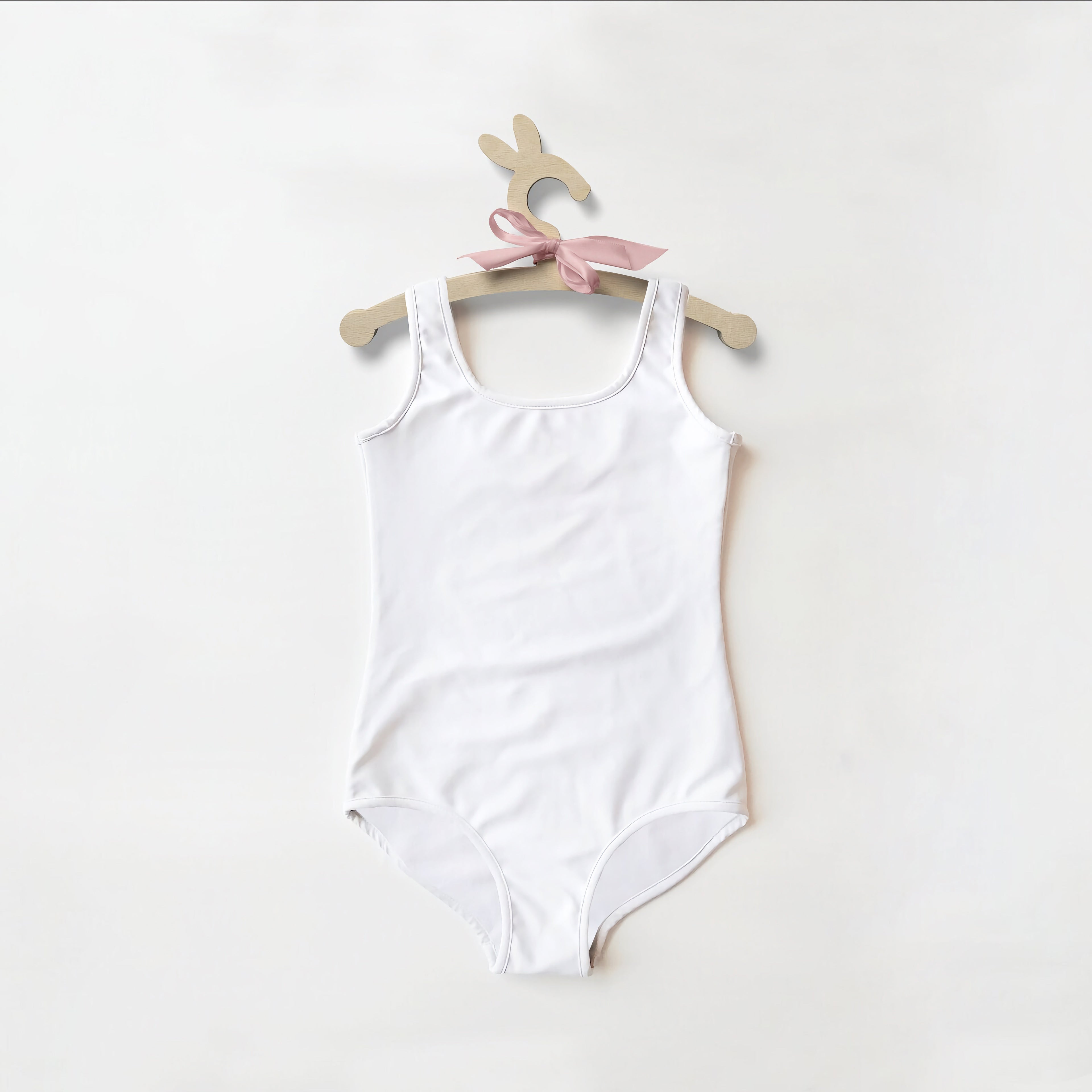 Girls Buttery Soft White Swimsuit With UPF 50+ Protection
