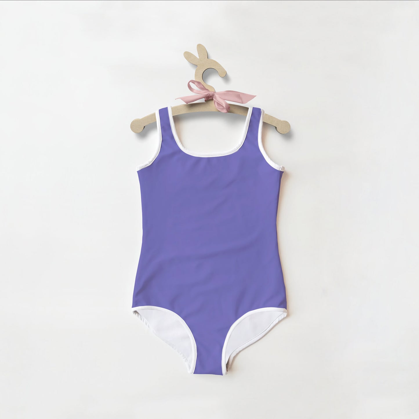 Girls Buttery Soft Purple Swimsuit With UPF 50 Sun Protection